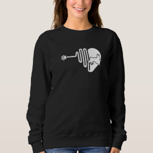 Sweatshirt Chiweenie Patte de chien Battement de coeur Propri