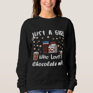 Sweatshirt Chocolat amusant pour filles