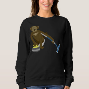 Sweatshirt Chocolat Lab Curling
