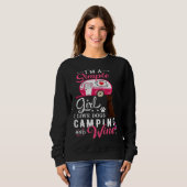 Sweatshirt Chocolat Labrador Retriever Chien mignonne Dit Cam (Devant entier)