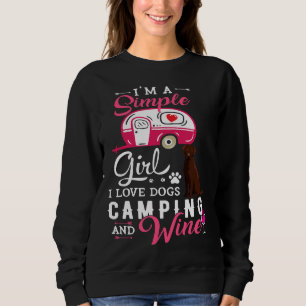 Sweatshirt Chocolat Labrador Retriever Chien mignonne Dit Cam