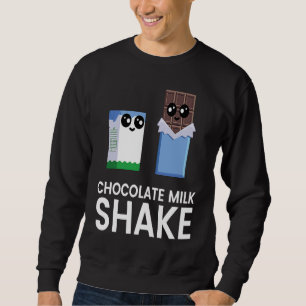 Sweatshirt Chocolat Milk Shake Nourriture Graphique mangeur