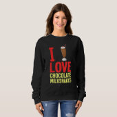 Sweatshirt Chocolat Milkshake Lait Choco Shake Boire 1 (Devant entier)