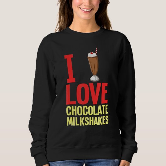 Sweatshirt Chocolat Milkshake Lait Choco Shake Boire 1 (Devant)