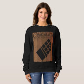Sweatshirt Chocolate Periodic Table Elements Chocoholic Choco (Devant entier)