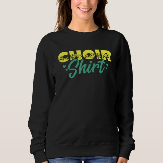 Sweatshirt Choir Music Group Singer Choir Member Director Tea (Devant)
