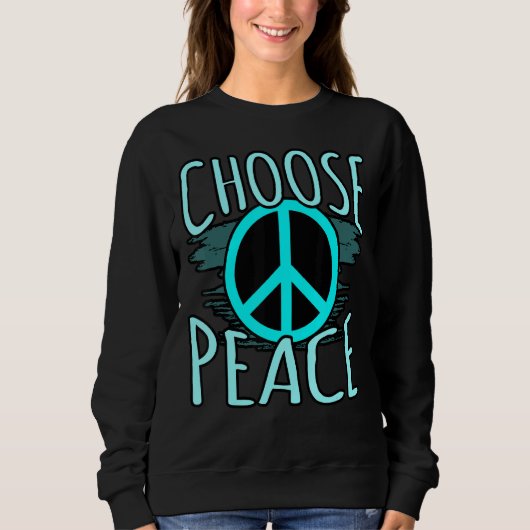 Sweatshirt Choisir la paix (Devant)