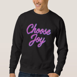 Sweatshirt Choisissez Joy Neon Lights Design