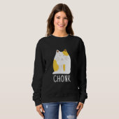 Sweatshirt Chonk Chat Funny Scale Meme (Devant entier)