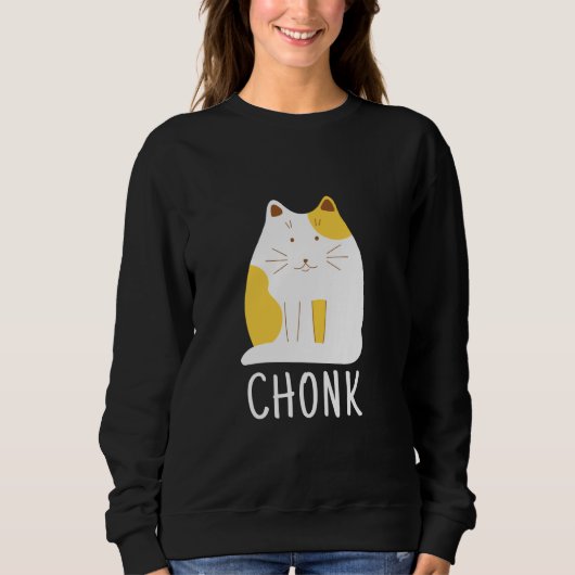 Sweatshirt Chonk Chat Funny Scale Meme (Devant)