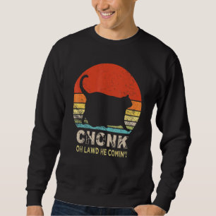 Sweatshirt Chonk Chat Scale Meme Retro Chats Vintages Meme 1