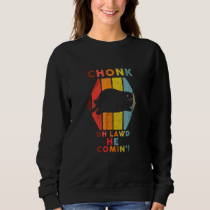 Sweatshirt Chonk Chat Scale Meme Retro Style Vintage Chats Me