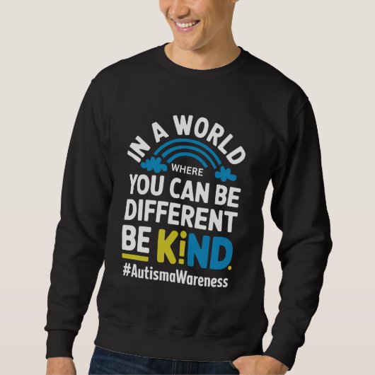 Sweatshirt Choose Kindness Be Kind Positive Quote Floral T-Sh (Devant)