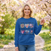 Sweatshirt Choose love over hate. Choose love over fear.