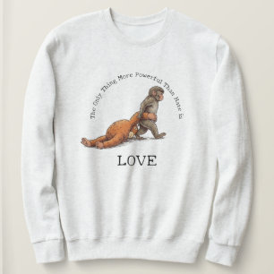 Sweatshirt Chose de singe Punch plus puissante que la haine e