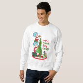 Sweatshirt Chose Une Chose Deux Merry Things Jolly Things (Devant entier)