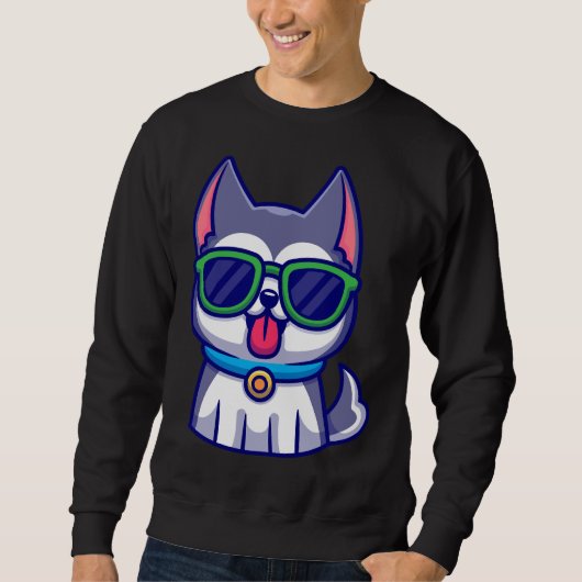 Sweatshirt Chou Husky (Devant)