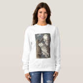 Sweatshirt Chouette des neiges par Audubon (Devant entier)