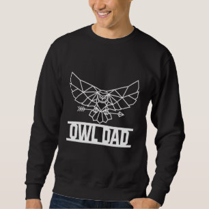 Sweatshirt Chouette papa Cool Abstrait Aigle Chouette Proprié