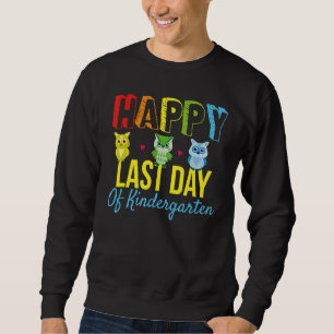 Sweatshirt Chouettes Mignonnes Joyeuses Jours De Jardin D'Enf