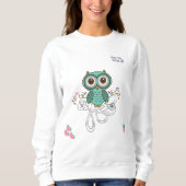 Sweatshirt choux et fleurs (Devant)