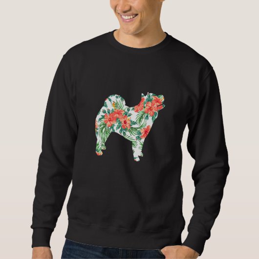 Sweatshirt Chow Chow Aloha Hawaii Chien (Devant)