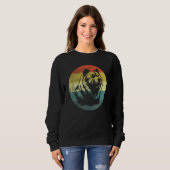 Sweatshirt Chow Chow Dog Retro Design (Devant entier)