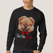 Sweatshirt Chow Chow Grandma Headband Glasses (Devant)