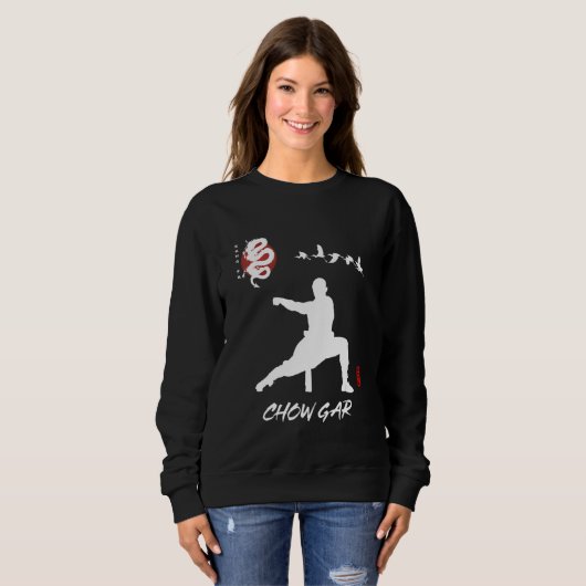 Sweatshirt Chow Gar Beginner Calligraphy Chinese Martial Desi (Devant entier)