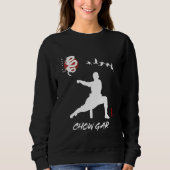 Sweatshirt Chow Gar Beginner Calligraphy Chinese Martial Desi (Devant)