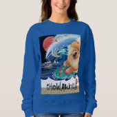 Sweatshirt CHOWABUNGA - Chow - meilleur sur chemise foncée ou (Devant)