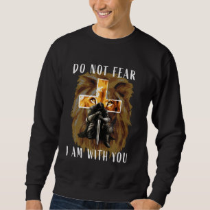Sweatshirt Christian Bible Verse Chemise Hommes Papa Lion Fai