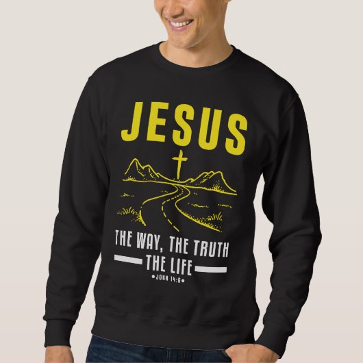 Sweatshirt Christian Bible Verse Faith Believer Follower 1 (Devant)