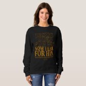Sweatshirt Christian Bible Verse  Jesus Died For Me Bible Quo (Devant entier)