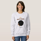 Sweatshirt Christian Halloween AFRO REINE verset de la Bible (Devant entier)