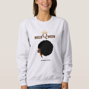 Sweatshirt Christian Halloween AFRO REINE verset de la Bible