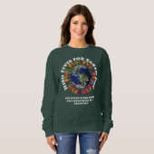 Sweatshirt Christian HIGH CINQ POUR LE JOUR DES TERRES (Devant entier)