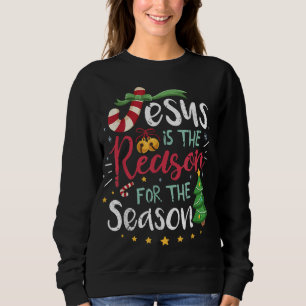 Sweatshirt Christian Jésus La Raison Noël Stuf Stocker