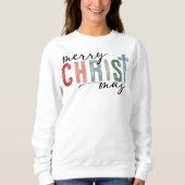 Sweatshirt Christian Joyeux Noël - Fêtes basées sur la foi (Devant)