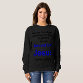 Sweatshirt Christian lifestyle Multilingual Series English ve (Devant entier)