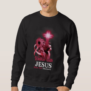 Sweatshirt Christian Lion Cross Religieux Dit Cellule Déchet