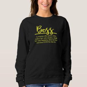 Sweatshirt Christian Woman Boss Définition 1