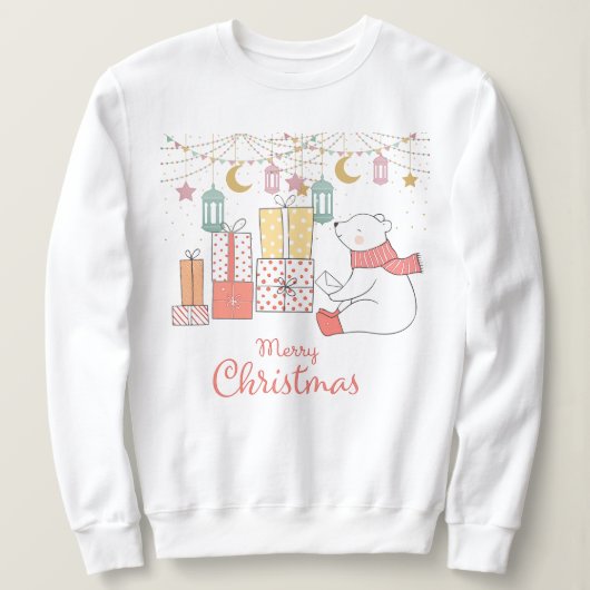 Sweatshirt Christmas Bear (Design devant)