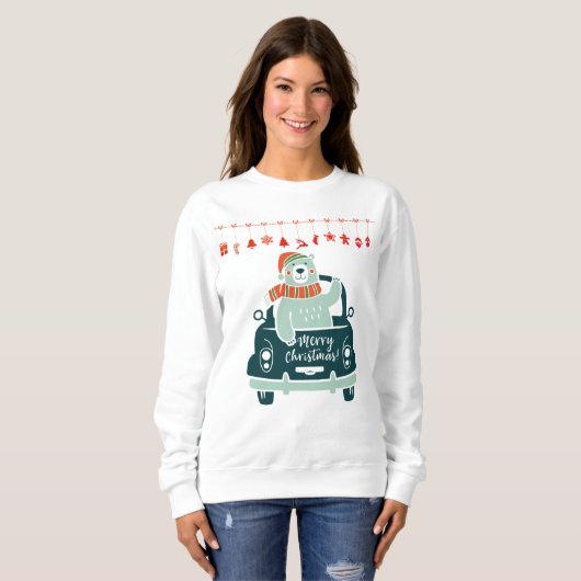 Sweatshirt Christmas Bear (Devant entier)