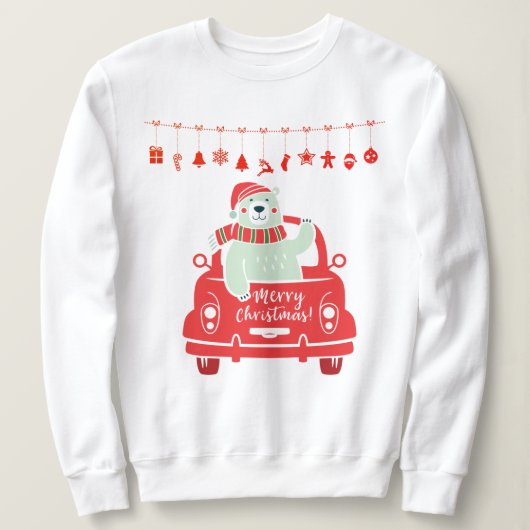 Sweatshirt Christmas Bear (Design devant)
