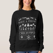 Sweatshirt Christmas Cats (Devant)
