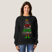 Sweatshirt Christmas Cheer Is Teaching History Santa Elf Teac (Devant entier)