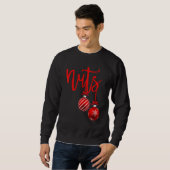 Sweatshirt Christmas Chest Nuts Christmas Couple Mr and Mrs L (Devant entier)