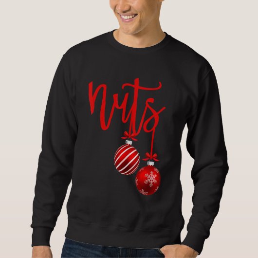 Sweatshirt Christmas Chest Nuts Christmas Couple Mr and Mrs L (Devant)
