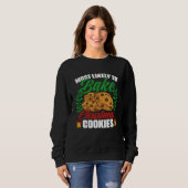 Sweatshirt Christmas Cookie Baking Gingerbread Cookie  Baker (Devant entier)